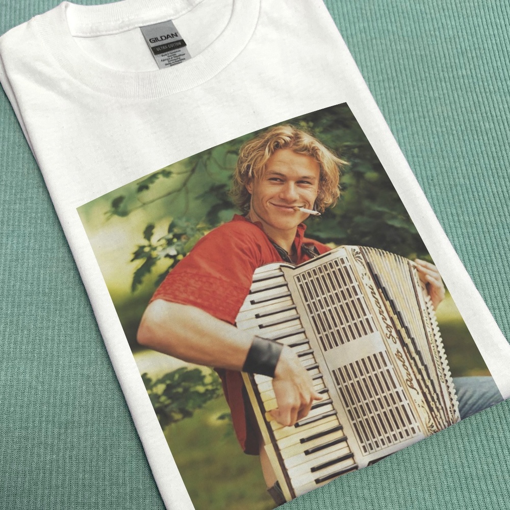 Heath Ledger Accordion T-shirt